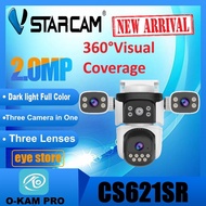 Vstarcam CS621SR / CS621FR ( 3-4 เลนส์ ) ใหม่ล่าสุด ความละเอียด 2 MP(1296P) กล้องวงจรปิดไร้สาย Outdo