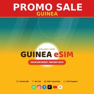 [PROMO] Guinea Travel eSIM 1GB-5GB Data | Big Sale | Instant QR | 4G/5G