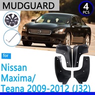 Mudguards fit for Nissan Maxima Teana 2009~2012 J32 2010 2011 Car Accessories Mudflap Fender Auto Re