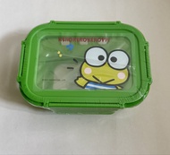 台灣限定 Sanrio Keroppi 玻璃保鮮盒 食物盒