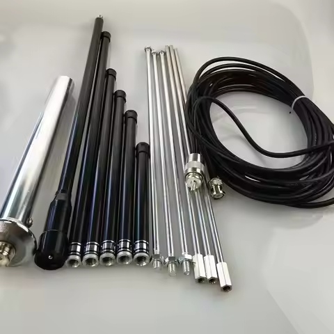 1/4 wave Professional GP Antenna 5 frequency point aluminum alloy antenna FM transmitter antenna no 