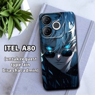 CC8 Flexible rubber softcase for ITEL A80/anime character Motif ITEL A80/kesing ITEL A80/silicon ITE