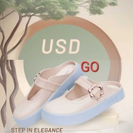 CODE A63O sogo PORTO LADY USD FUJI Sandals viral Slop Jely Buckle Korean Women's Sandals casual sand