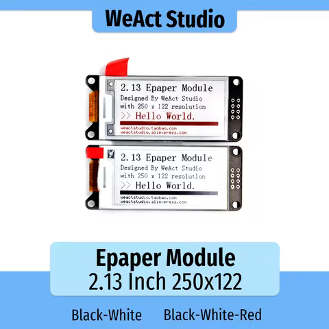 2.13" 2.13 Inch Epaper Module E-paper E-Ink EInk Display Screen SPI Support For ESP32