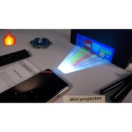 DLP Mini Pocket Projector Android 9.0 2GB RAM 32GB WIFI5 BT4.2 4K HD Beamer Home Cinema LED Video Pr