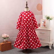 Dress Polkadots Budak Tema Retro Saloma 60an 70an Agogo Pop yeh yeh Dinner Hitea Function Sekolah Ba
