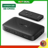 Hotdeal Ugreen UG-CM332-80125 HDMI Switcher 3 in 1 Out 4K@30HZ UG-CM332-80125 - 3 Ports HDMI Switch
