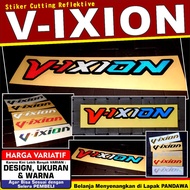 Motorcycle Reflective Cutting Sticker: "VIXION"