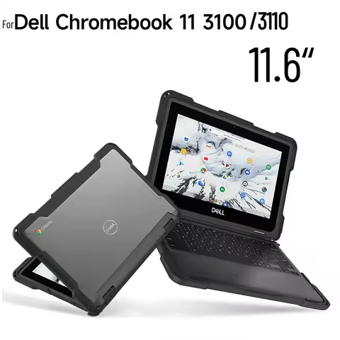11.6 Inch Hard Shell Case for Dell Chromebook 3110/3100 2-in-1 Shockproof Anti-Scratch Laptop Protec