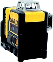 DeWalt Line Laser (2x 360°, Red Laser Diode, 635 Nm, Laser Class 2, Laser Visibility up to 20 m, Inc