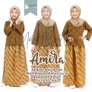 AMIRA Setelan Kebaya Lurik Anak Remaja Perempuan Usia 1-13 Tahun SD SMP SMA Model Kartinian Lurik Co