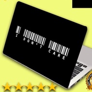 Garskin Laptop i dont care Skin Laptop Laptop Sticker