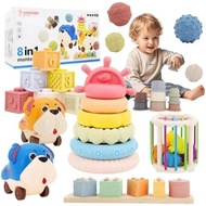 Premium Baby Toys for 6-18 Months, 8 in 1 Montessori Toys Set, Educational Learning Toys