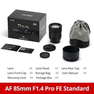 VILTROX 85มม. F1.4 Pro FE เต็มเฟรมโฟกัสอัตโนมัติรูรับแสงขนาดใหญ่เลนส์สำหรับ Sony ภาพ A93 ZVE1 ZV-E10