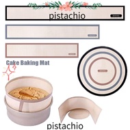 PISTACHIO Cake Baking Mat, Silicone High Temperature Resistant Cake Pan Liner, Reusable Nonstick Eas