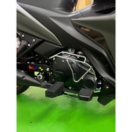 COVER ENGINE YAMAHA LC135 V1-V8 STAINLESS STEEL 🇬🇷