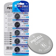 Good Quality Button Battery Original Pkcell CR 2016 3V Lithium Battery - 1 Pack x 5 Pcs