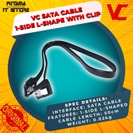VC SATA to SATA 3.0 Cable (1-Side L-Shaped) with Clip 50cm