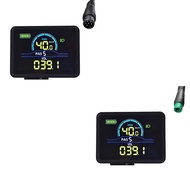 G7 New P5C Electric Bike LCD Display Meter 24V-60V Ebike Intelligent Display IP67 UART Colorful LCD 