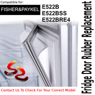 FISHER&PAYKEL Refrigerator Fridge Door Seal Gasket Rubber Replacement E522B E522BSS E522BRE4  - wira