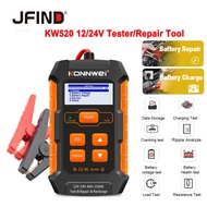 KONNWEI KW520 12V 24V 10A 5A Full Automatic Full Car Battery Tester Repair Tool Pulse Auto Chargers 