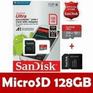Memory Card Sandisk Free Adapter/ MMC MicroSD 128GB ORIGINAL