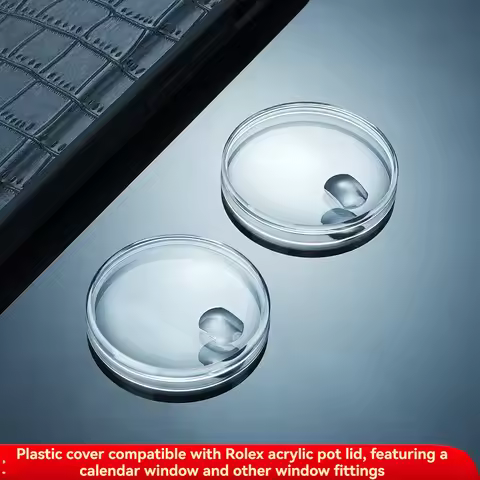 Suitable for Rolex rubber cover type watch mirror with 1601 1680 1500 old acrylic with calendar mirr
