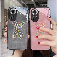 เคส OPPO Reno11 Reno10 Reno 11 10 Pro 8T 8Z 7Z 5G เคส OPPO Reno6Z Reno 5 6 Reno7 Reno8 Pro 5G เคส กรณีหรูหรา Liquid Glass กันกระแทกและ Drop-Proof เคสโทรศัพท์