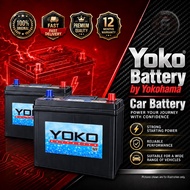 YOKO Battery by Yokohama (Maintenance Free) Car Battery | 12 Months Warranty | NS40ZL / NS60S / NS60