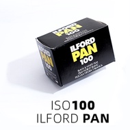 1Roll Ilford Pan 100 135 35mm Black and White Negative Film 36 Exposures
