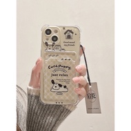 Softcase Slot Card Holder cute puppy Casing Redmi 0 A5 12 poco F7 C65 13C NOTE 13 PRO PLUS M6 X3 Pro
