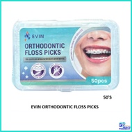 Evin Orthodontic Floss Picks 50's