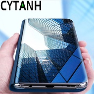 Flip Smart Sleep Mirror CYTANH Case For Oppo A74 A54 A93 5G Stand