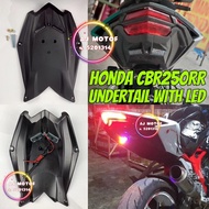 HONDA CBR250RR 2022+ FENDERLESS TAIL TIDY + SIGNAL LED CBR 250RR CBR250 REAR FENDER UNDERTAIL UNDERL