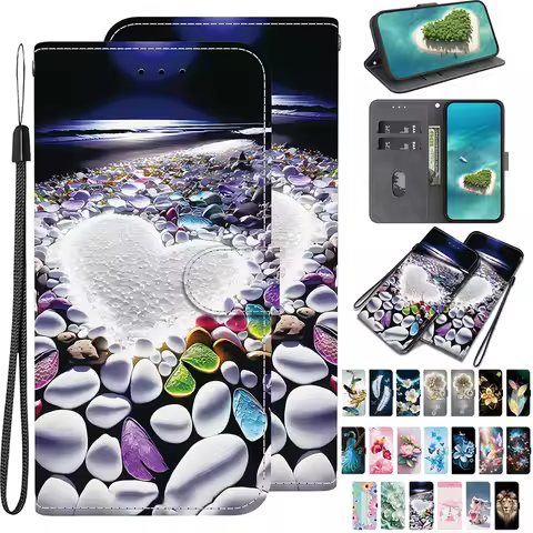 Flip Wallet Classic Magnetic Leather Case For Realme C67 C65 4G c21 C21Y C25Y c55 C53 c35 C33 C51 C2