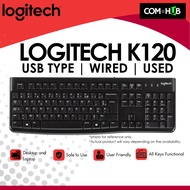 EASYTECH | Used LOGITECH K120 Keyboard Heavy Duty for PC Pisonet Laptop Office (Secondhand/NO BOX)