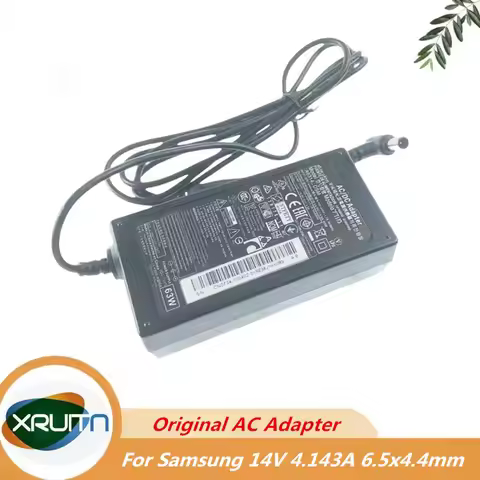 Original For Samsung 14V 4.143A 4.14A 58W AC/DC Adapter Charger A5814_FPN A5814_DSM SyncMaster T27A7