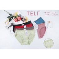 6 PCS & 12 PCS WOMEN'S UNDERWEAR Teli RANDOM COLOR777/MIX 6PCS/ 12PCS AVAILABLE IN SIZES L-XL-XXL PR