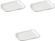 Setomonohonpo White Rough Sharpener, 8.7 inches (22 cm) Baking Dish, 8.7 x 5.9 x 0.8 inches (22 x 15