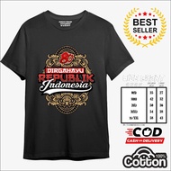 AUGUST 17, 1945 t-SHIRT Happy Birthday 81 Years of the Republic of Indonesia INDONESIAN INDEPENDENCE
