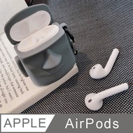 【Timo】AirPods / AirPods 2 立體摩艾石像造型保護套(附掛勾)