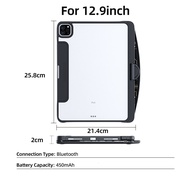 GOOJODOQ for ipad case with Magic Keyboard Wireless Bluetooth keyboard transparent technology keyboa