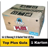 TOP KOPI MURNI 1 Dus TOP KOPI PLUS GULA Isi 120 Sachet