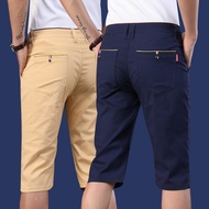 Pure Cotton 7-point Pants Summer Thin Shorts Straight Five-point Pants Summer Pants Middle Pants Bea
