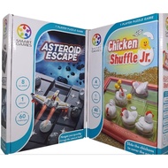 Authentic Smart Games Asteroid Escape and Chicken Shuffle Jr