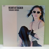#AA154-9 LP TERPAKAI [ TAKAKO SHIRAI - HEART ATTACKER ] USED LP < NM >