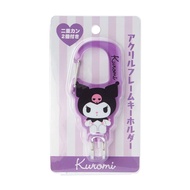 Sanrio Acrylic Frame Key Ring Kuromi Kuromi-chan kuromi Character 4.8 x 0.4 x 9cm 590428