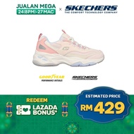 Skechers Women Sport D'Lites 4.0 Fresh Diva Casual Shoes - 149492-MVPR Air-Cooled Memory Foam Kasut Sneaker, Perempuan