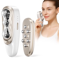 ANLAN ชุดนวดความร้อนกัวซาไฟฟ้า/หนังศีรษะเย็นและใบหน้ายกผิวหน้าต่อต้านริ้วรอย