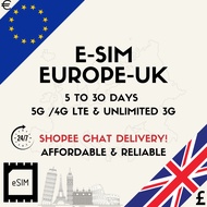 EUROPE & UK eSIM